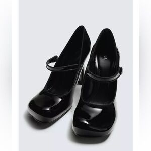 LEATHER HEELED STRAPPY SHOES HARRY LAMBERT FOR ZARA X DISNEY